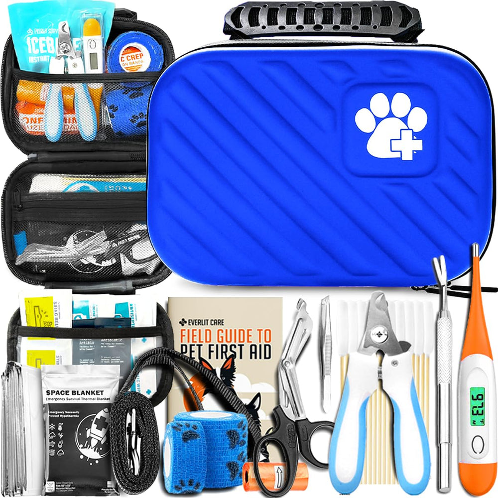 EVERLIT CARE Pet Medic First Aid Kit compact bag for travel-ready organization.