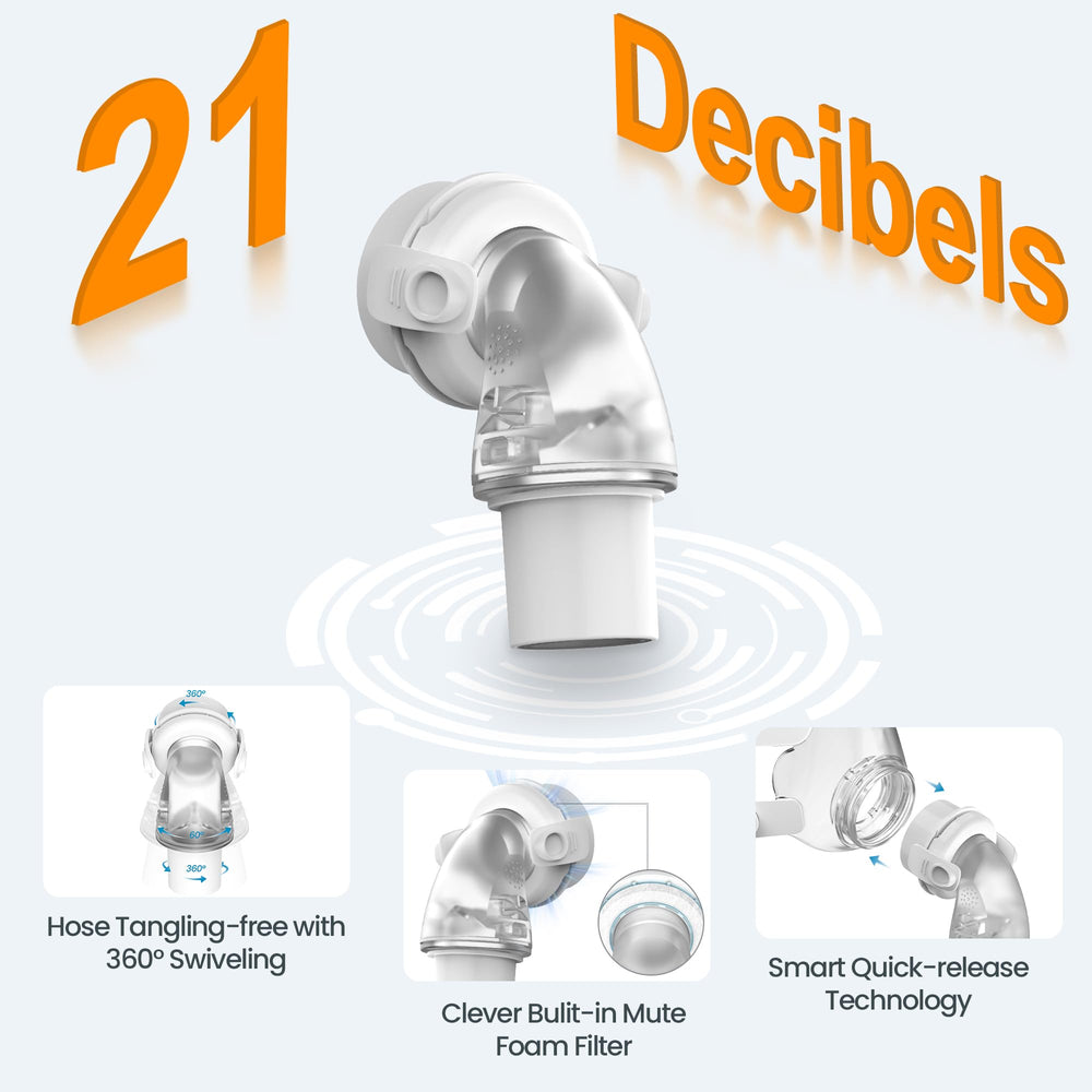 Everness elbow-360-swivel enables full range of movement without tangling or resistance.