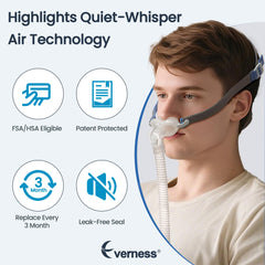Everness patent-backed design indicates reliable, premium CPAP accessories