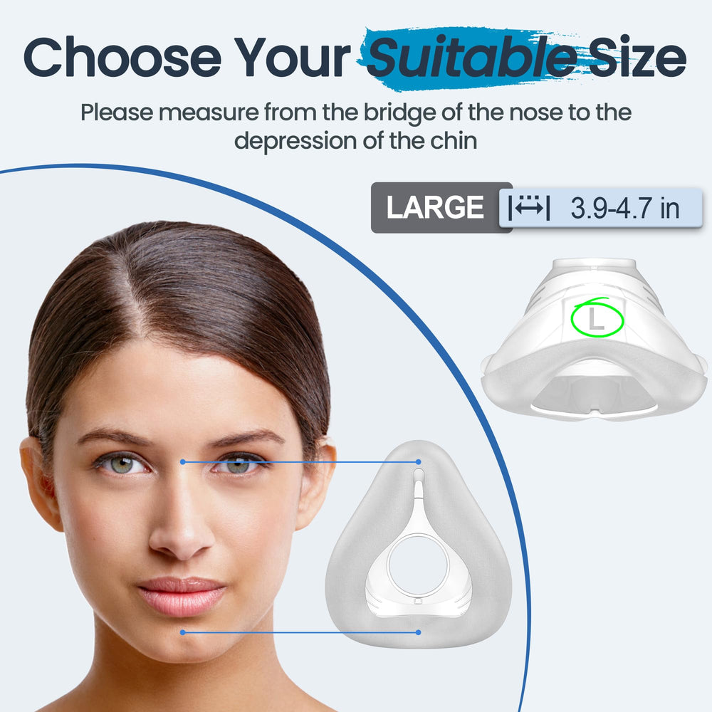 Everness size guide image helps select the right cushion size.