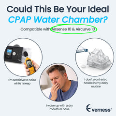 Everness water chamber seal gasket provides leak-proof performance forAirSense 10