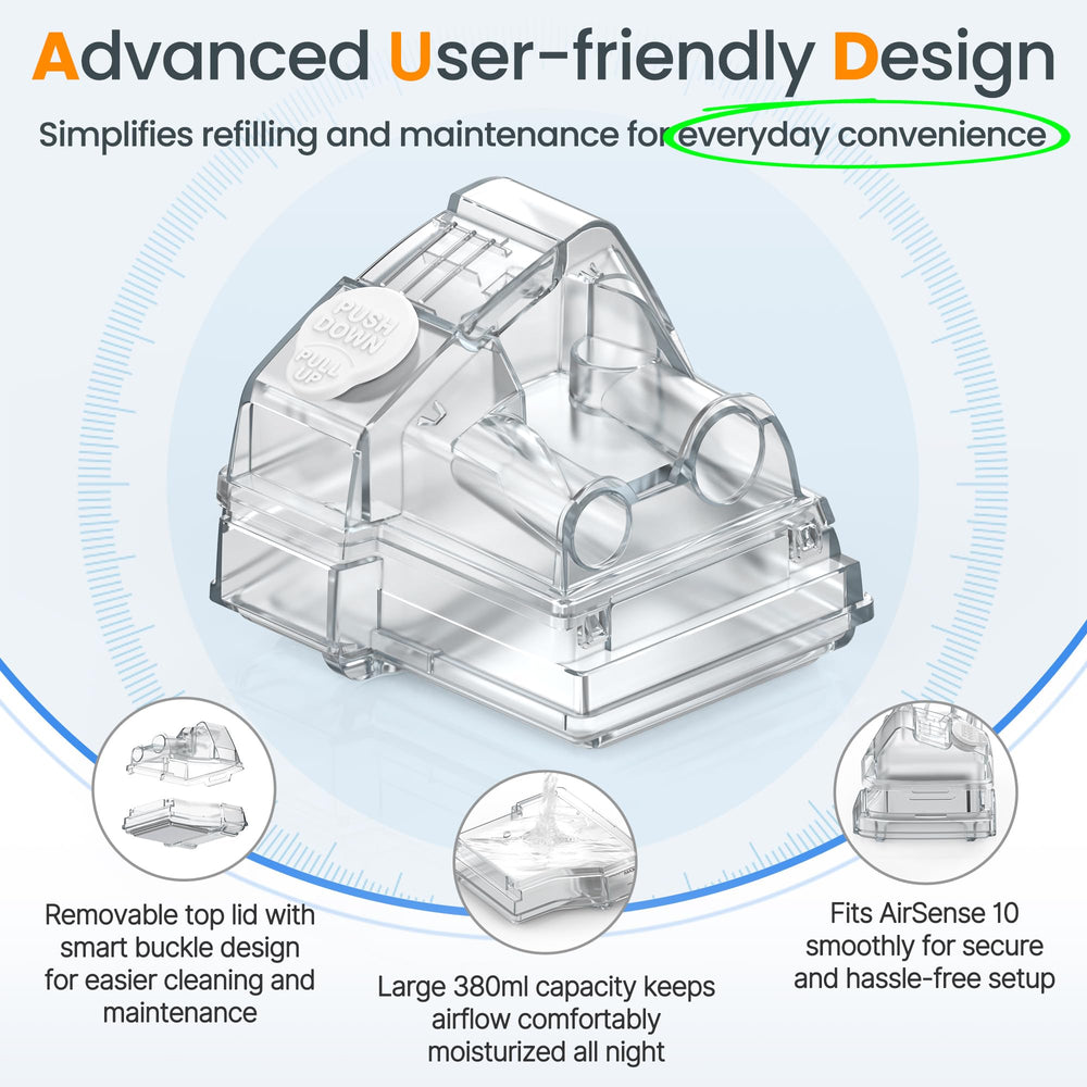 Everness water chamber optimized airflow channel for smoother humidification