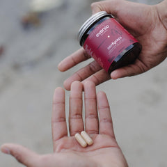 Eversio label detail showing beta-glucans content for consistency.