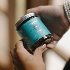 Eversio Wellness 8:1 dual extract label highlighting 40% beta-glucans.