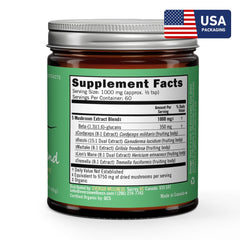 Eversio Wellness Cordyceps-Reishi-Lions Mane powder highlighting energy support