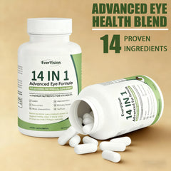 EVERVISION 14in1 box packaging highlighting complete eye formula information.