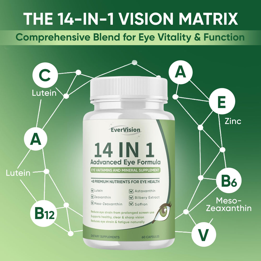 EverVISION daily eye nutrition capsule for easy daily use.
