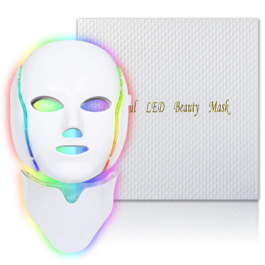 EVFOFO red light mask front view for at-home skincare sessions