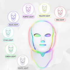 EVFOFO red light mask LED array detail ensures even light distribution