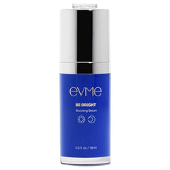 Evme Boosting Serum bottle with pump for easy application and hydration.