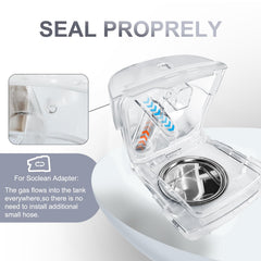 EvoClean tubing adapter allows gas flow without extra hoses