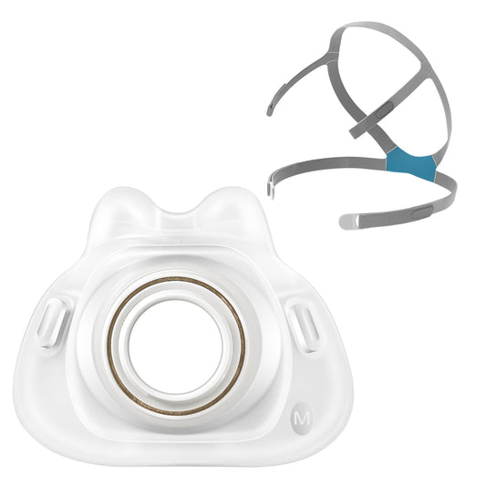 EvoClean AirFit F40 replacement headgear offers a soft, customizable fit for comfortable wear.