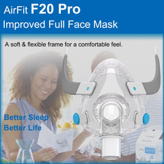 EvoClean F20 Pro frame maintains mask stability for uninterrupted night use.