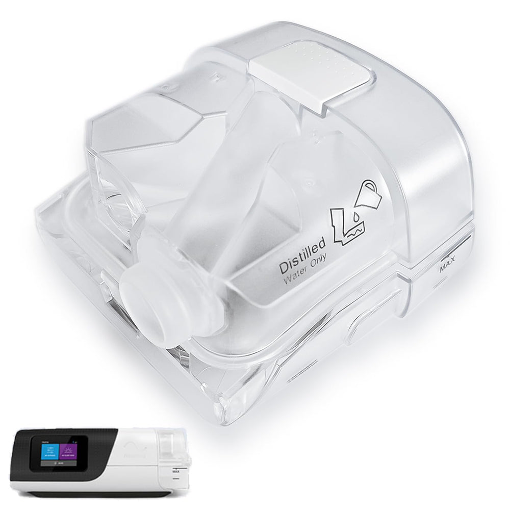 EvoClean water chamber for ResMed AirSense 11 ensures perfect fit and consistent humidity.