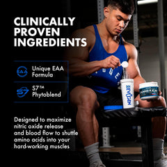 Evogen Amino K.E.M. pour demonstrates quick mixability during workouts.