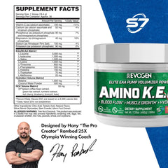 Evogen Amino K.E.M. shaker mix ensures quick dissolution for on-the-go fueling.