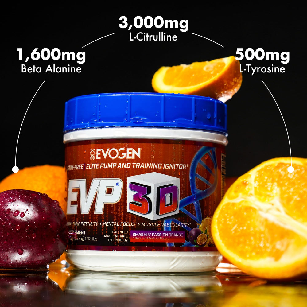 Evogen EVP 3D orange scoop in hand signals easy serving.