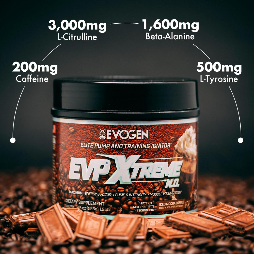 Evogen EVP Xtreme NO in shaker bottle ready to mix