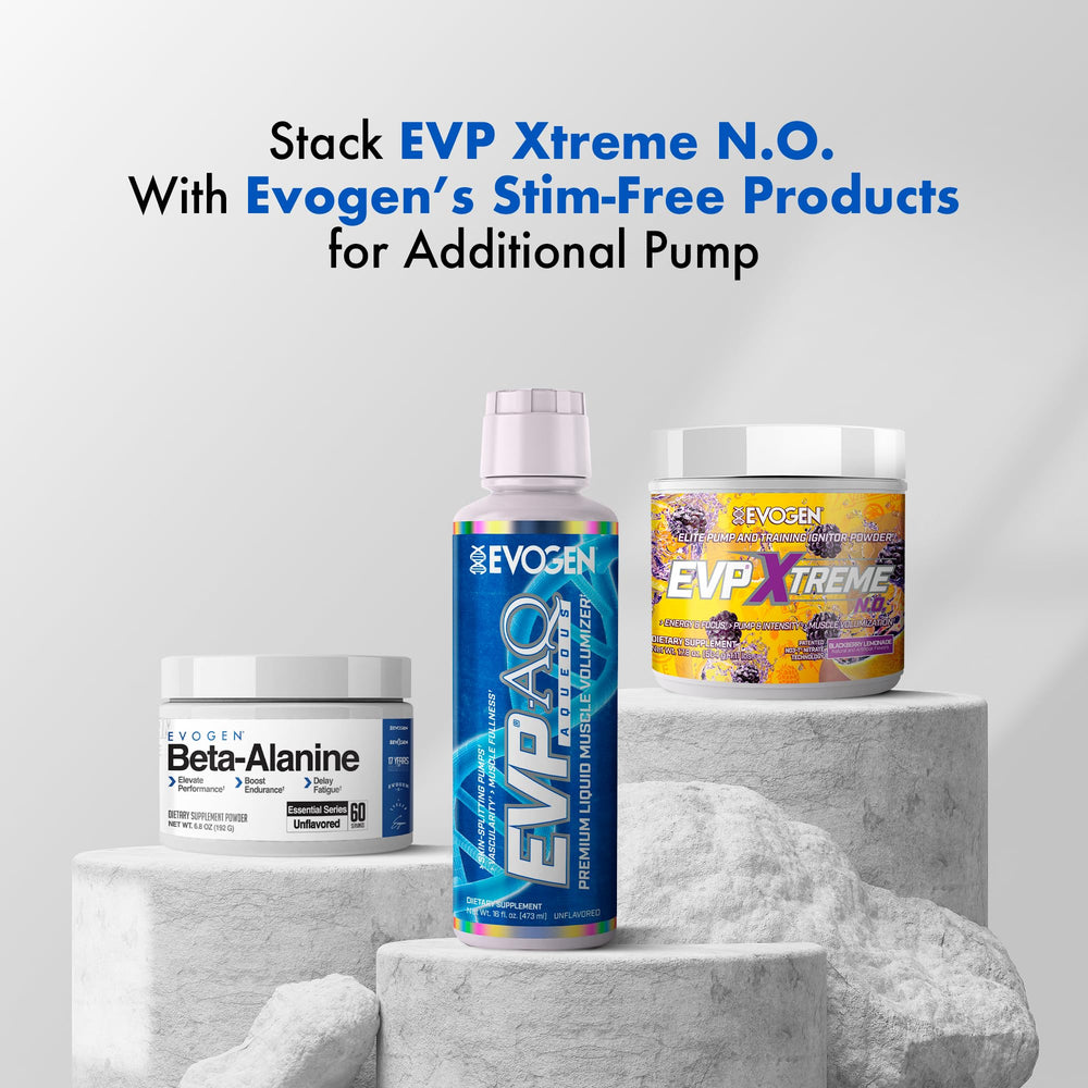 Evogen EVP Xtreme NO scoop inside packaging ready for training sessions