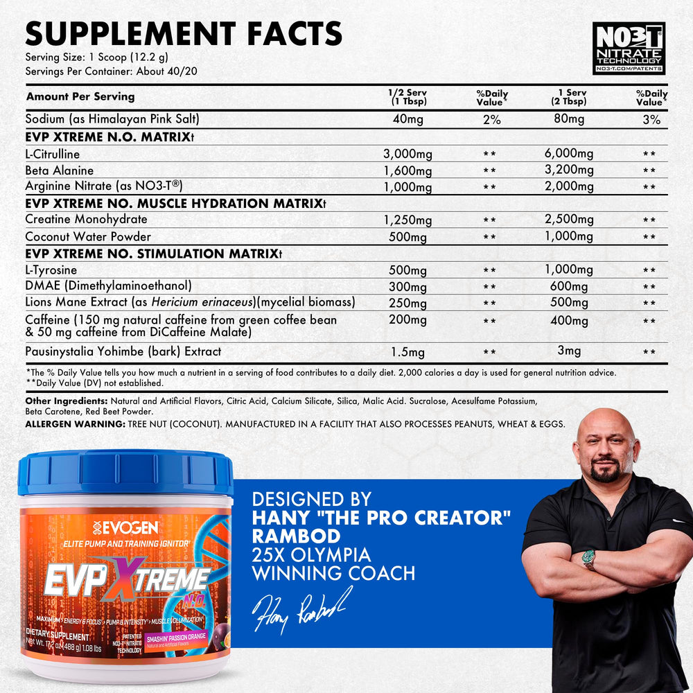 Orange-flavored powder dissolving in water for refreshing pre-workout taste
