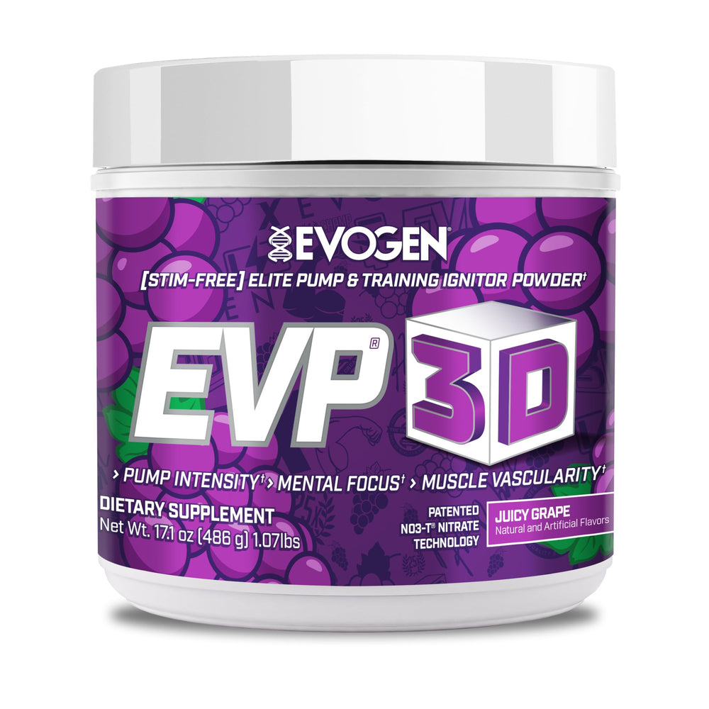Evogen EVP 3D pump action during intense training enhances vascularity