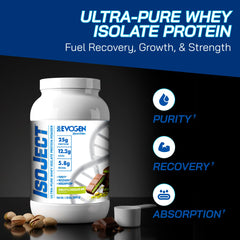 Scoop showing BCAAs and EAAs in Isoject supporting post-workout recovery.