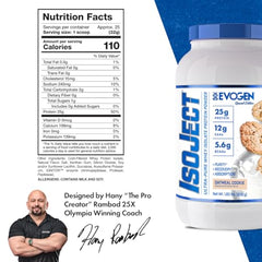 Evogen Isoject BCAAs EAAs blend image suggests all-day recovery and muscle-supporting amino acids.