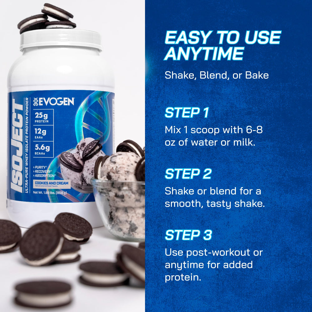 Isoject clean formula; free from fillers for everyday protein use