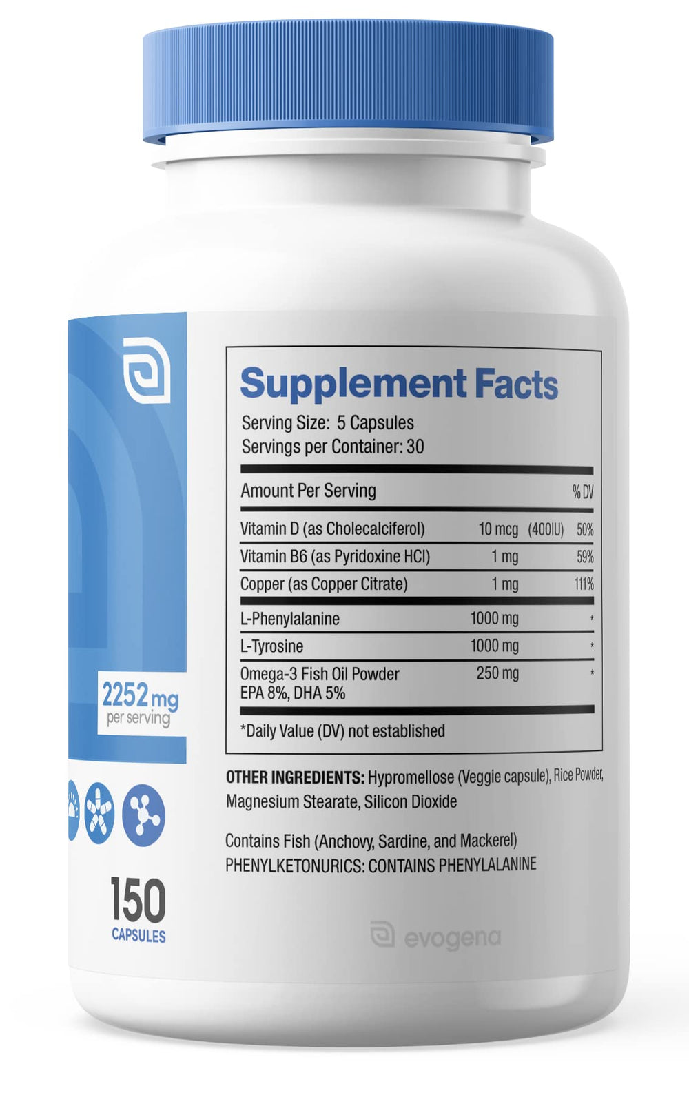 Evogena Dermatin packaging opened for easy daily use