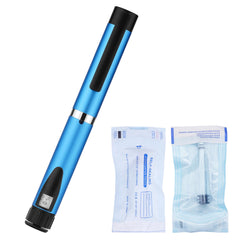 EvoLabTech 60-unit pen injector with precise dosing in a blue ergonomic design.
