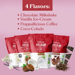 Keto-friendly symbol on Evolution Advance Fit and Slim Blend packaging.