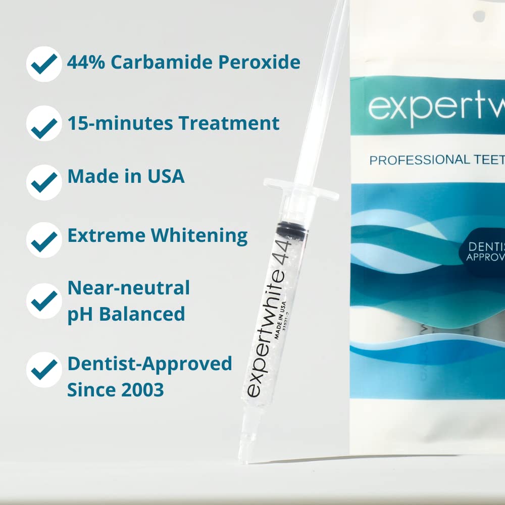 Mint-flavored Expertwhite gel adds a refreshing sensation during use.