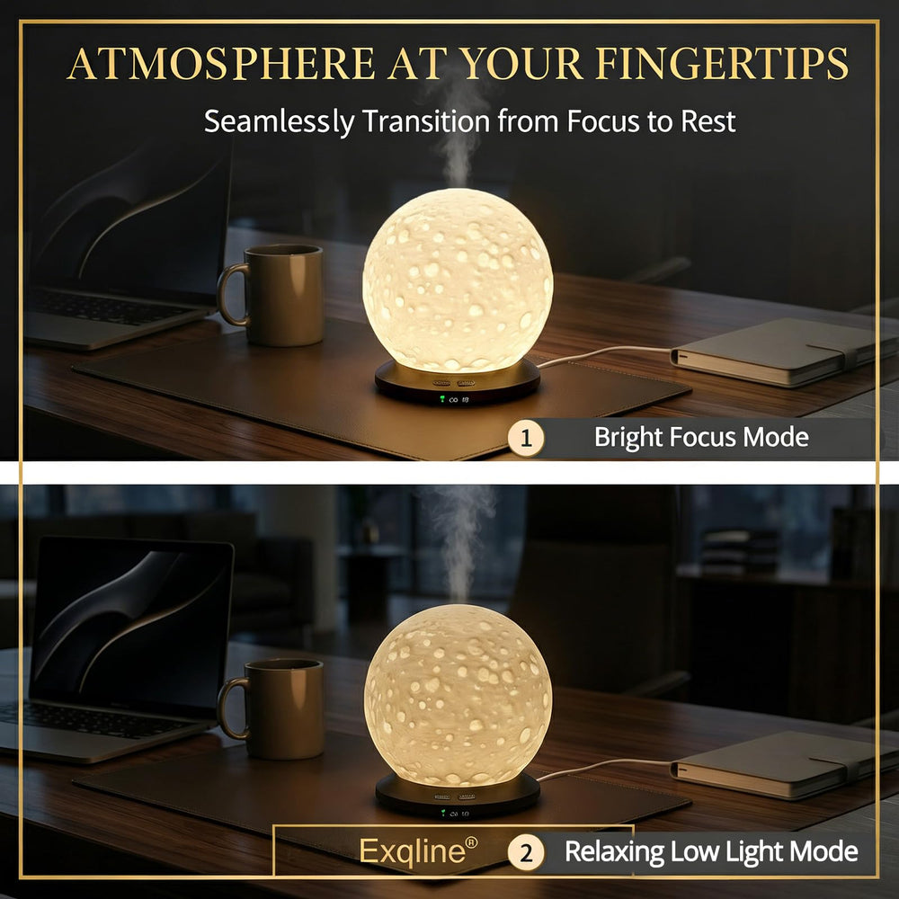 Exqline Moonlight Zen Diffuser ideal for office use and small desks