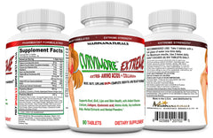 Extremely Naturals CURVIMORE Extreme pack shot communicates value with 90 tablets.