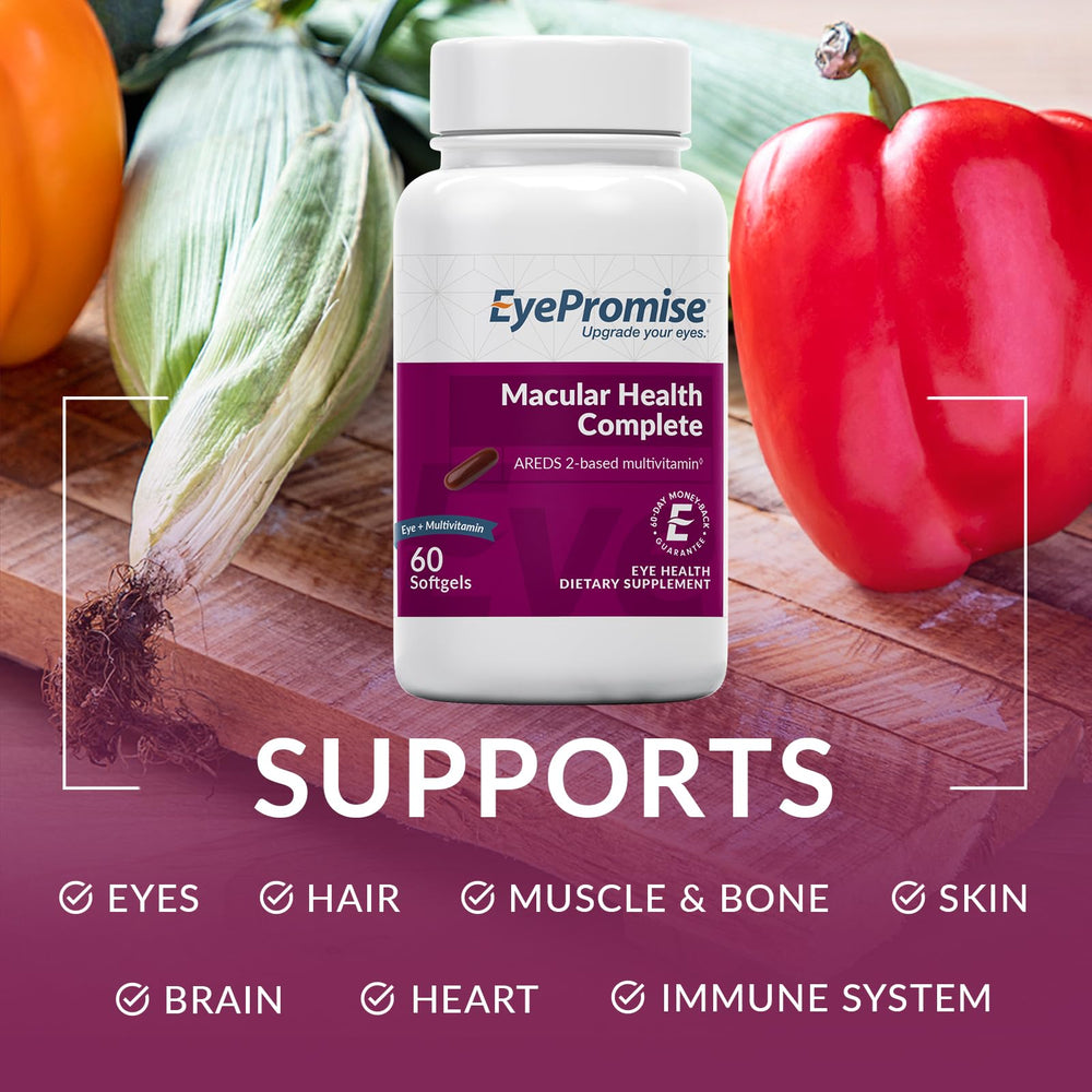 EyePromise Macular Health Complete daily routine idea with two softgels