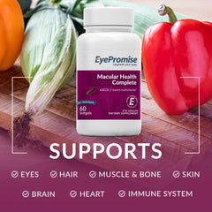 EyePromise Macular Health Complete daily routine idea with two softgels