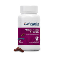 EyePromise Macular Health Complete softgels bottle supports daily eye wellness