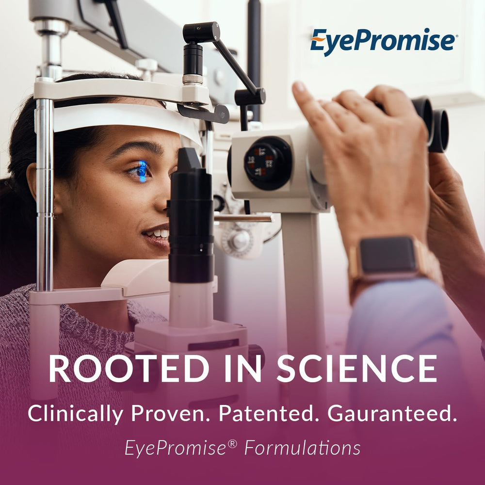 EyePromise Macular Health Complete softgels in hand for convenient use