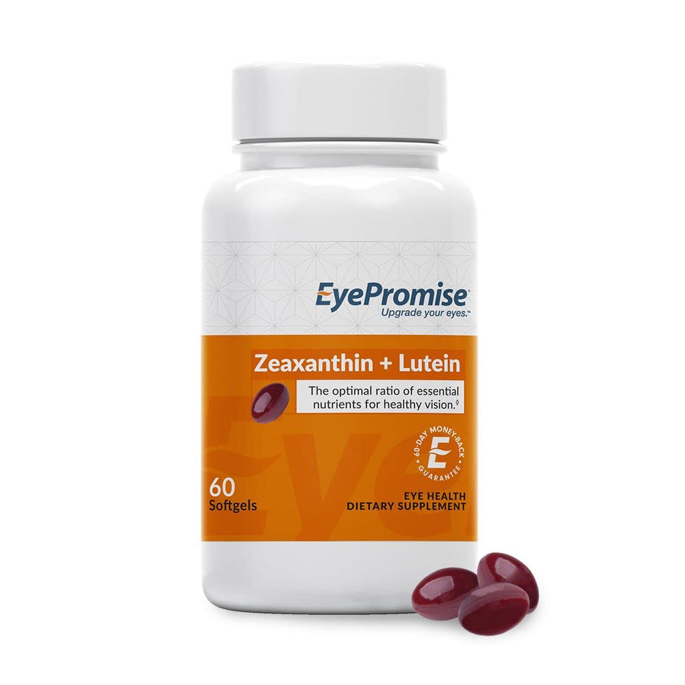 EyePromise Zeaxanthin + Lutein softgels bottle for daily eye health