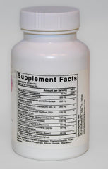 Ingredients blend featuring bilberry for eye support and wellness benefits.