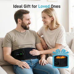Eyomo cordless back pad keeps you warm during cold weather at home.
