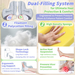 EZ Assistive heel protector two-pack offers ready-to-use protection for daily wear.