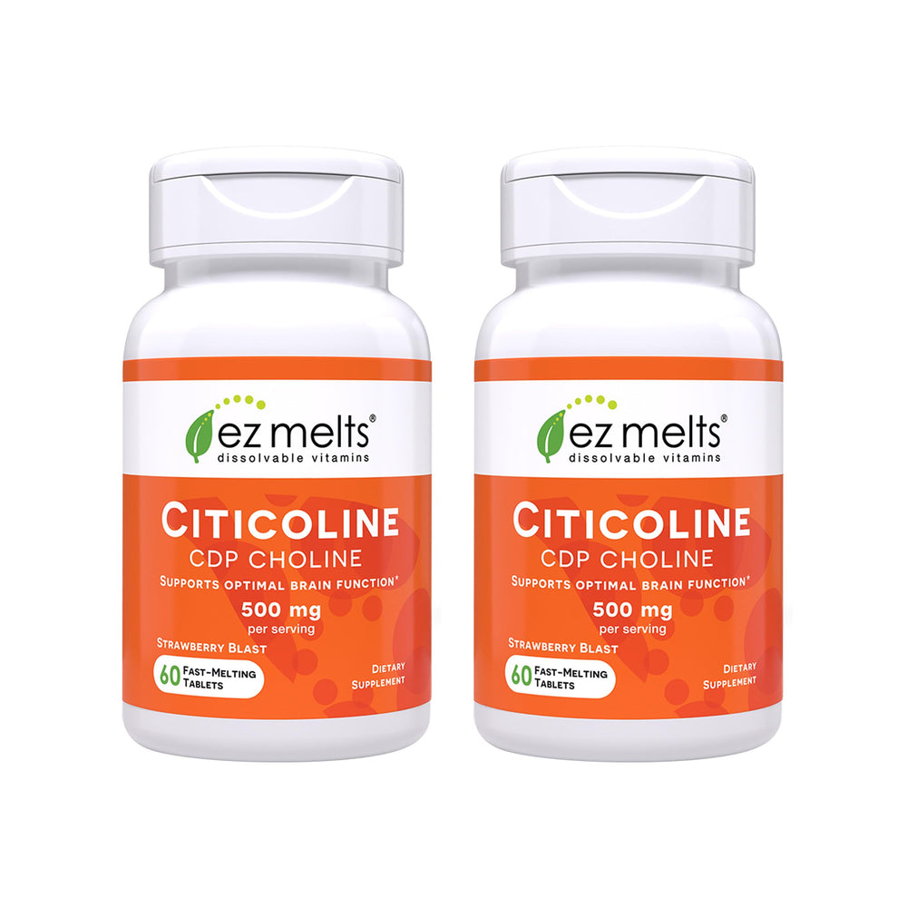 EZ Melts Citicoline bottle for easy daily brain support