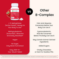 EZ Melts dissolvable B-Complex enhances cognitive energy and focus