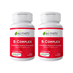 EZ Melts dissolvable B-Complex strawberry swirl pack for easy daily energy support