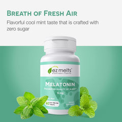 EZ Melts Melatonin fits your nighttime routine for calmer evenings.