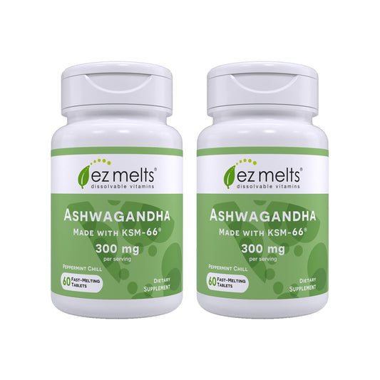 EZ Melts ubiquinol 100 mg apple tablet dissolving for easy absorption
