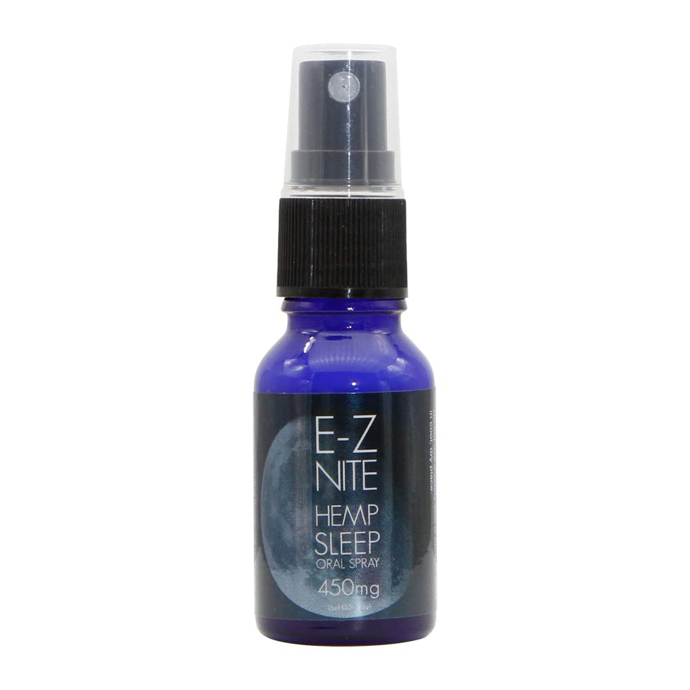 E-Z Nite hemp sleep spray nozzle closeup showing precise application