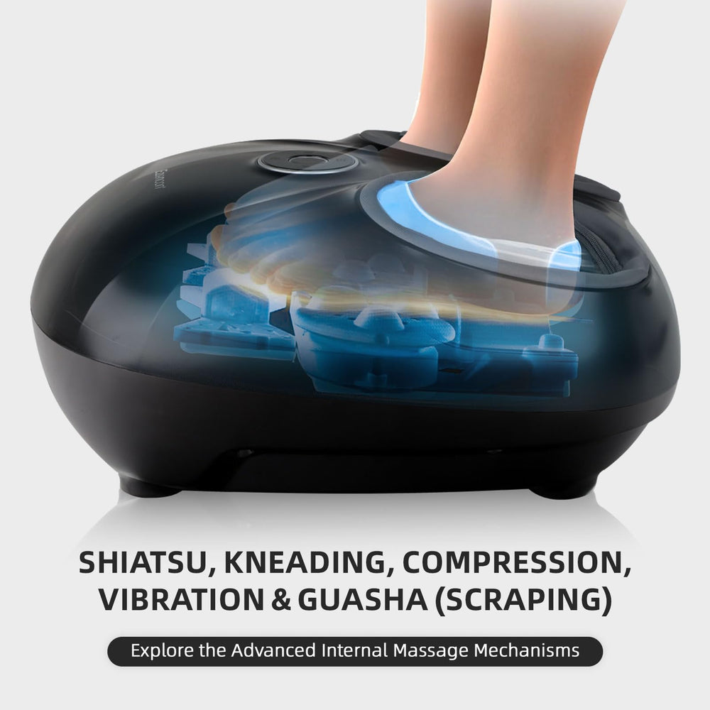 Ezencon massager with memory slots saves personalized settings for multiple users.