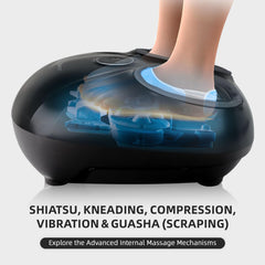 Ezencon massager with memory slots saves personalized settings for multiple users.